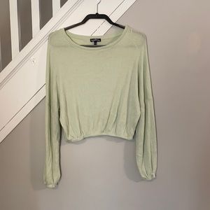 Y2K Freshman Ribbed Long Sleeve Sweater